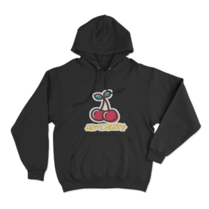 Cherry Love Hoodie Black