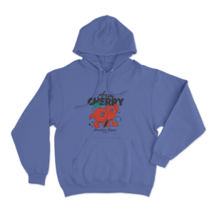Cherry Vibes Hoodie Blue