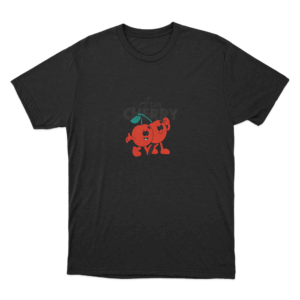 Cherry Vibes T Shirt Black