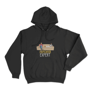Couch Talk Hoodie Black