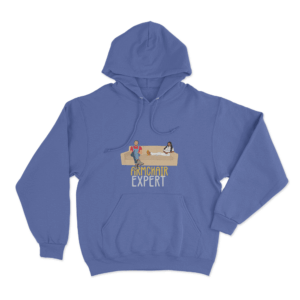 Couch Talk Hoodie Blue