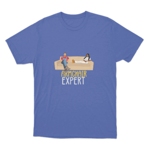 Couch Talk T Shirt Blue