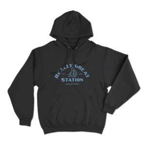 Great Station Hoodie Black