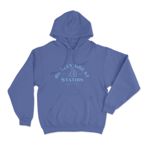 Great Station Hoodie Blue