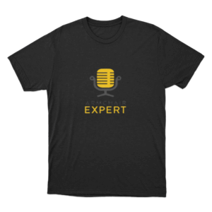 Podcast Logo T Shirt Black