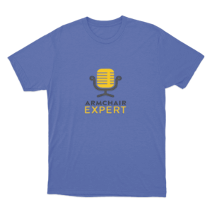 Podcast Logo T Shirt Blue